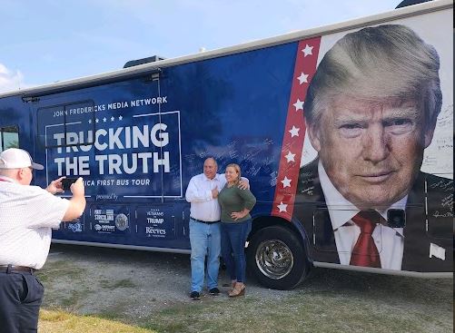 John Fredericks Georgia State GOP Trump Bus